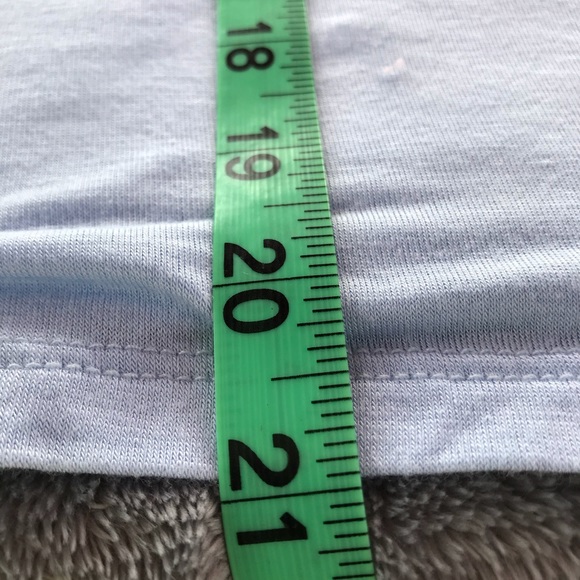 Extra Touch 3x Light Blue Cold Shoulder Top - Picture 4 of 5